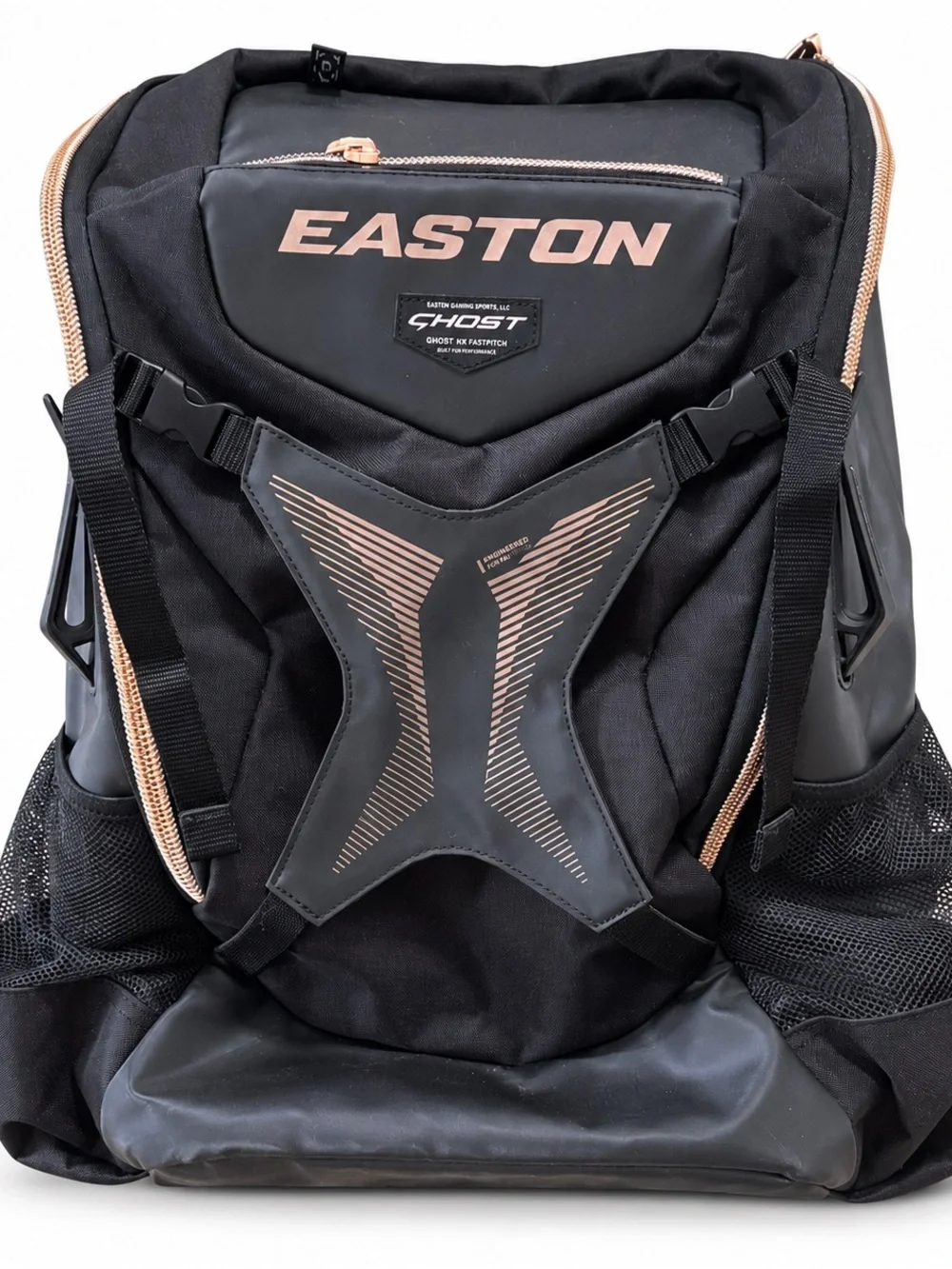 Easton Ghost NX Fastpitch Softball Backpack Black Rose Gold